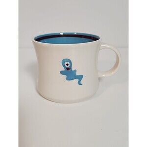 Starbucks 2006 Ceramic Mug Halloween Pals Blue One Eyed Ghost Monster Cyclops